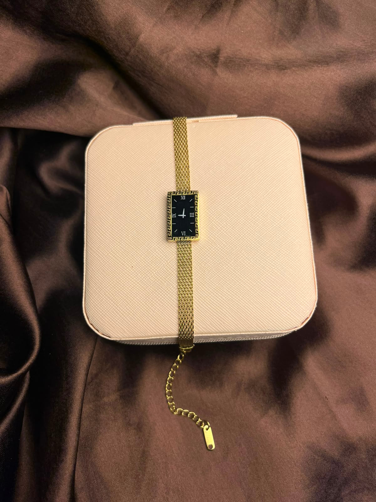 Golden Rectangle Watch Bracelet