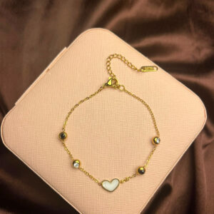 Pearl Heart Bracelets