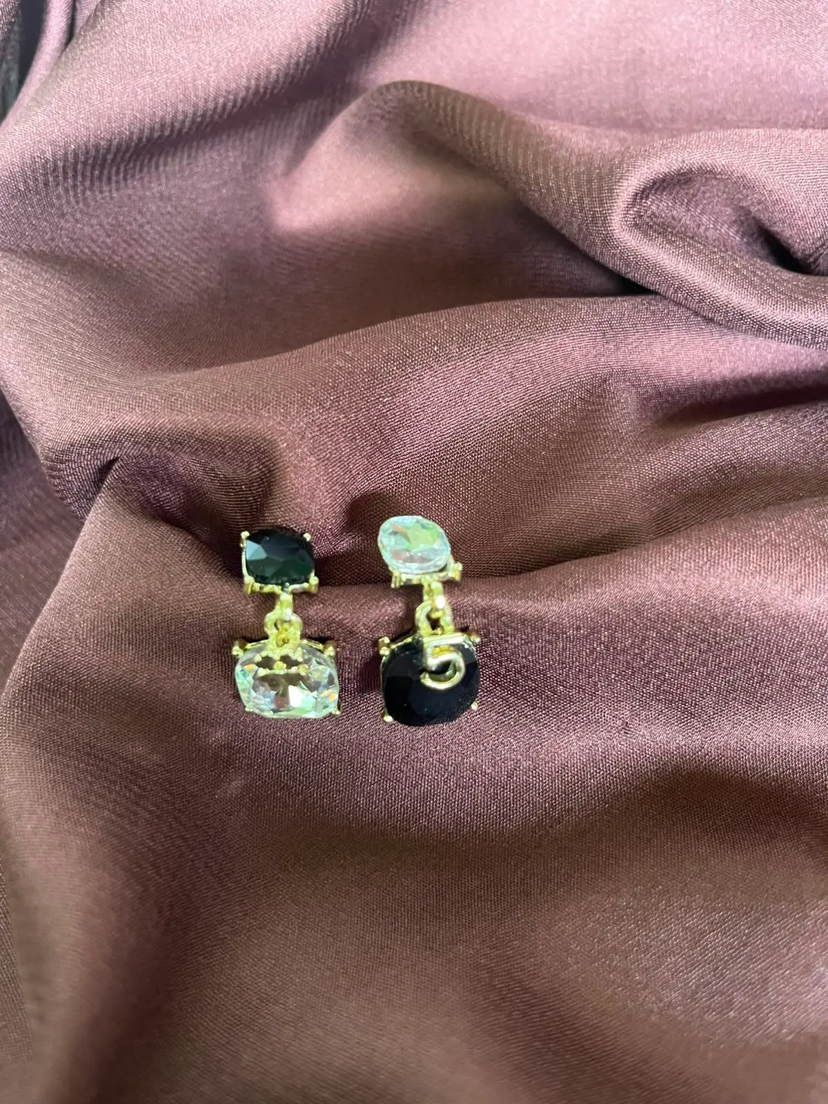 Gemstone Drop Earrings