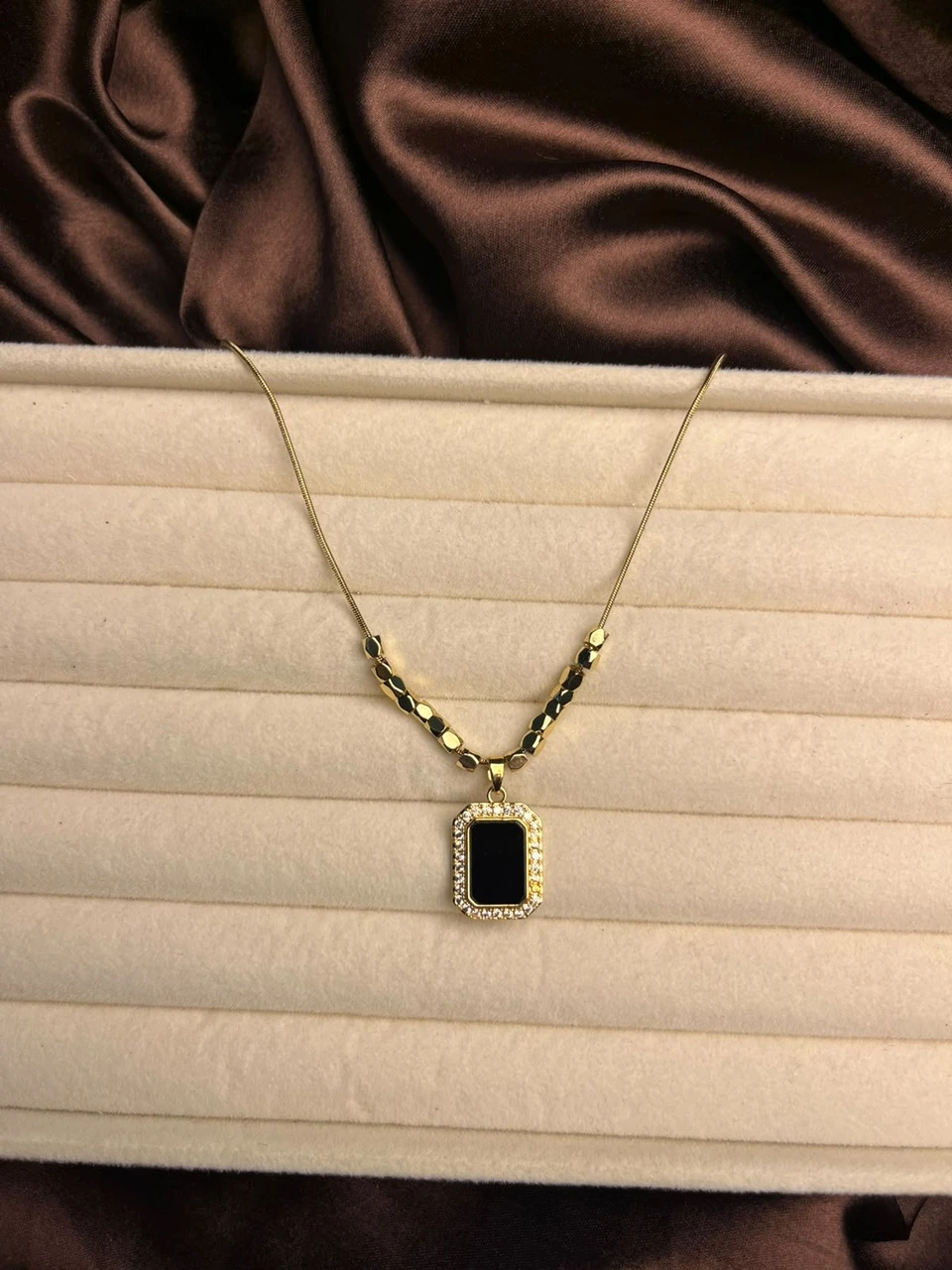 Verdant Obsidian Necklace