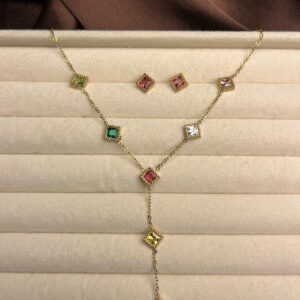 Rainbow Bloom Necklace
