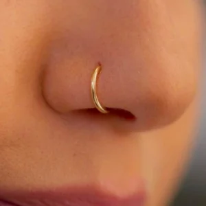 Classic Gold Nose Hoop