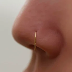 Classic Gold Nose Hoop