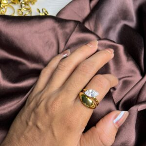 Golden Spark Ring