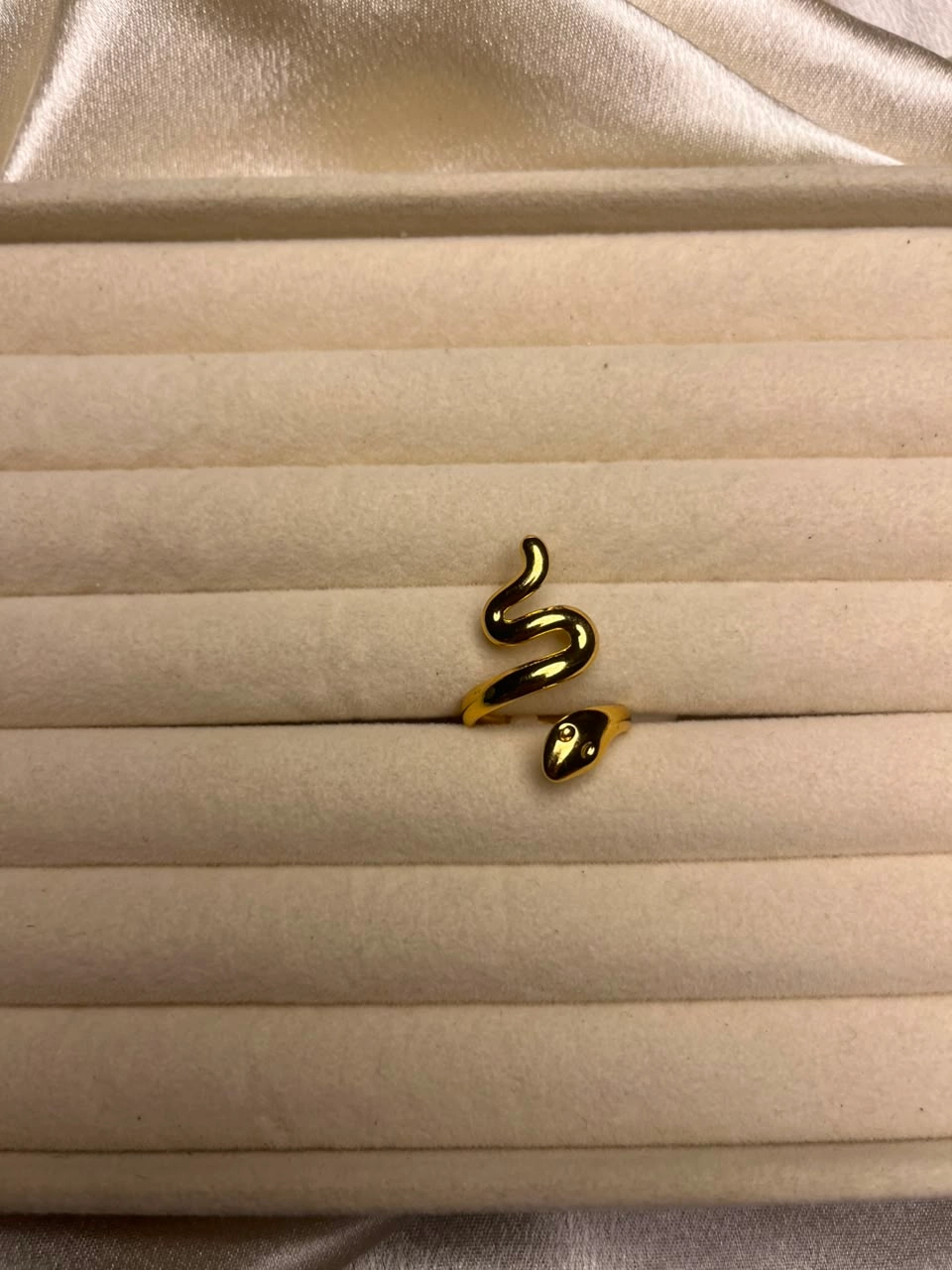 Sleek Serpent Ring