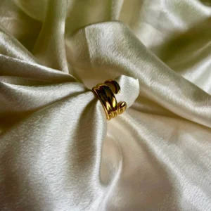 Sculptural Gold Wrap Ring