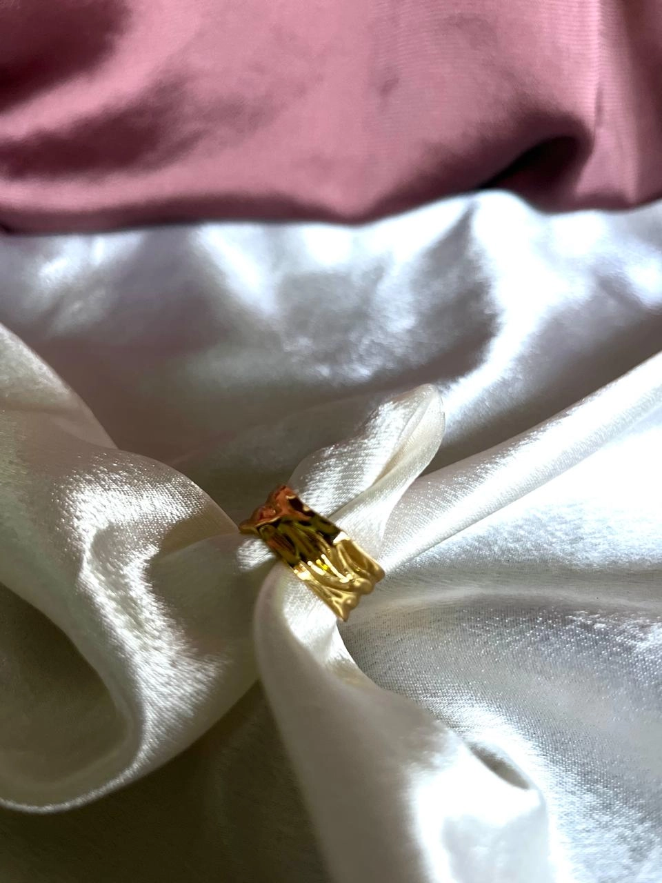 Layered Gold Statement Ring