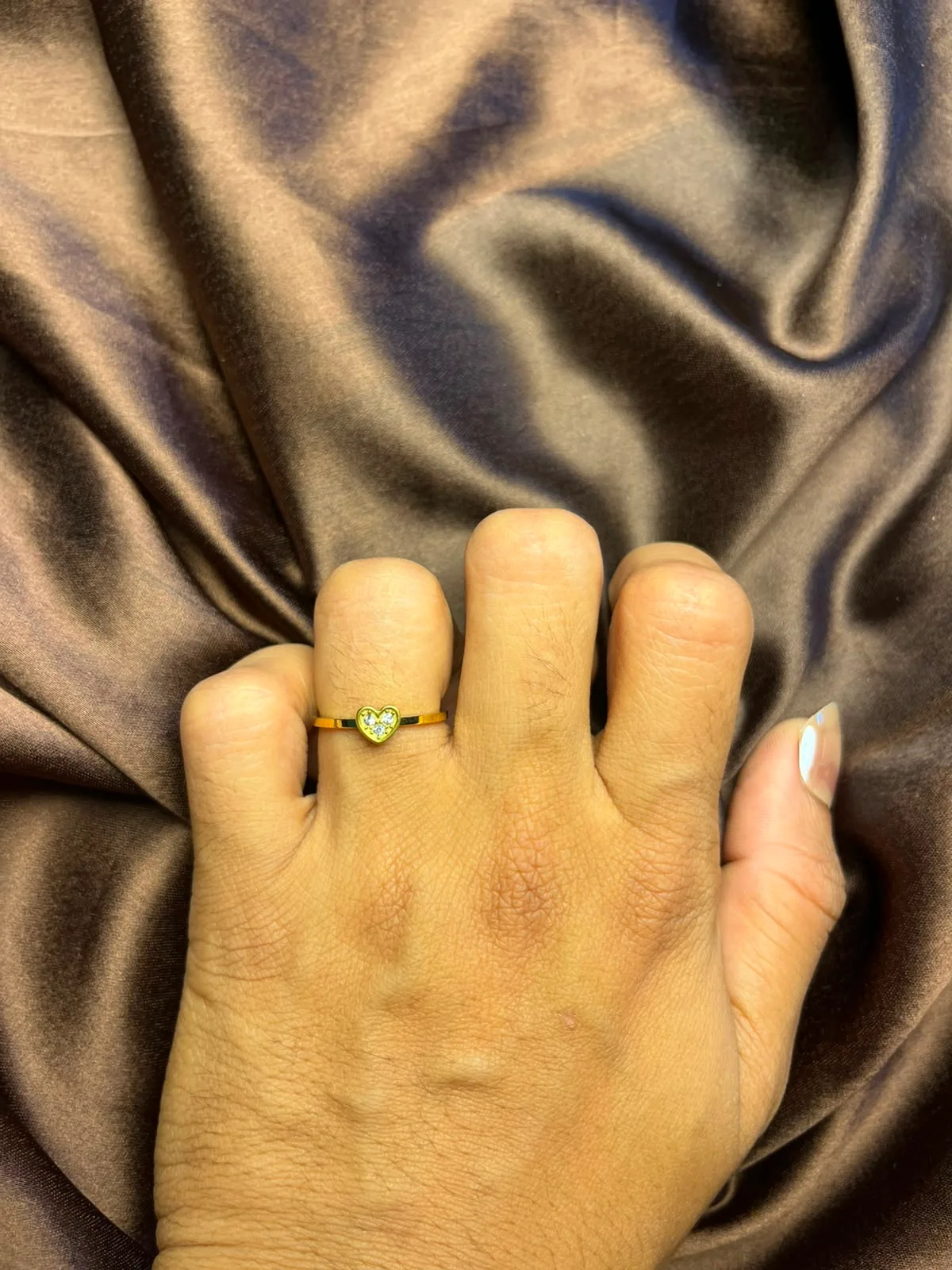 Golden Heartlet Rings