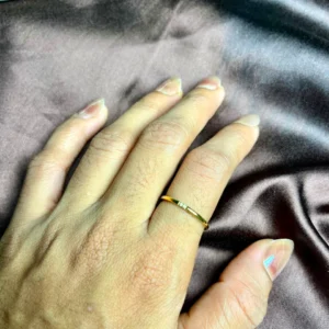 Golden Spark Rings