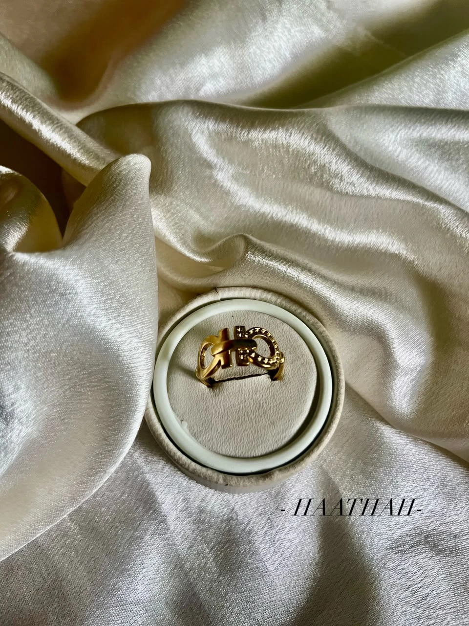 Golden Bow Rings