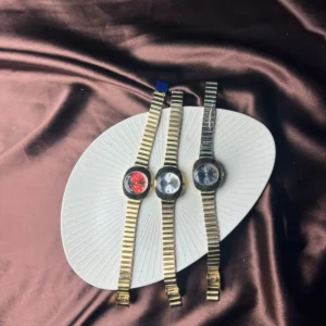 Jewel-Tone Bangle Watch Set
