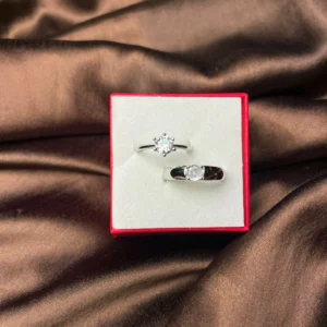 Crystal Couple Rings