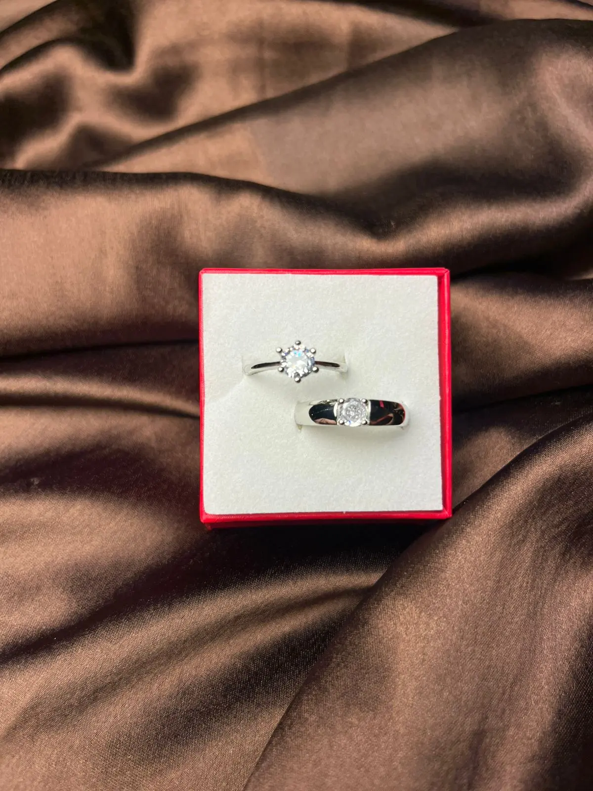 Crystal Couple Rings